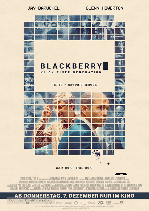 BlackBerry - German Movie Poster