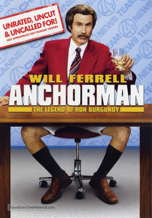 Anchorman: The Legend of Ron Burgundy - DVD movie cover
