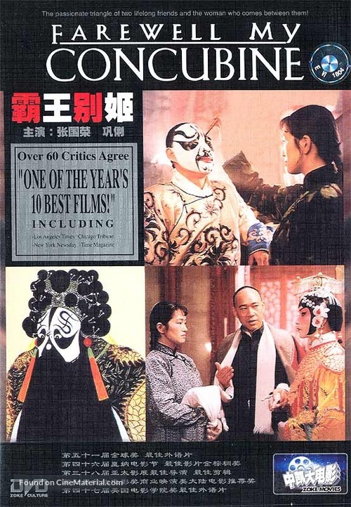 Ba wang bie ji - Chinese DVD movie cover