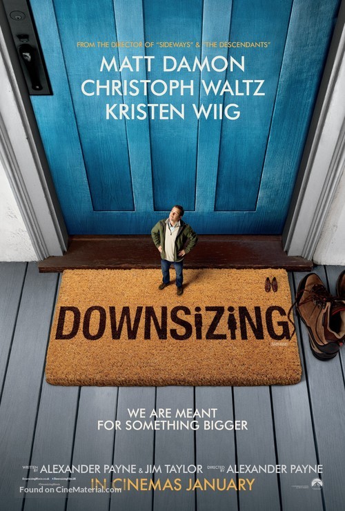 Downsizing - British Movie Poster