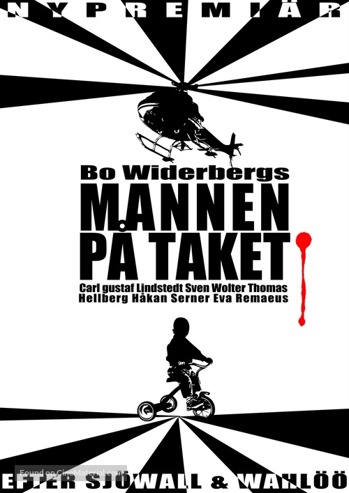 Mannen p&aring; taket - Swedish Movie Poster