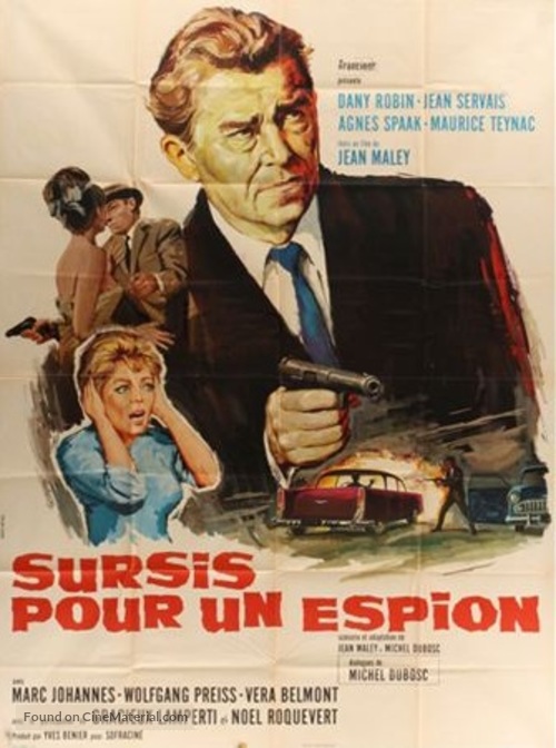 Sursis pour un espion - French Movie Poster