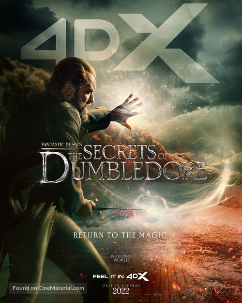 Fantastic Beasts: The Secrets of Dumbledore - British Movie Poster