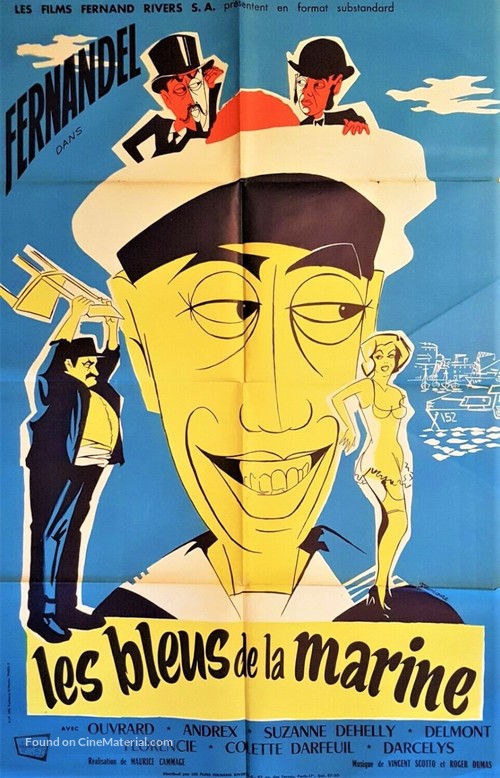 Les bleus de la marine - French Movie Poster