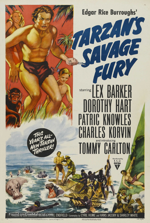 Tarzan&#039;s Savage Fury - Movie Poster