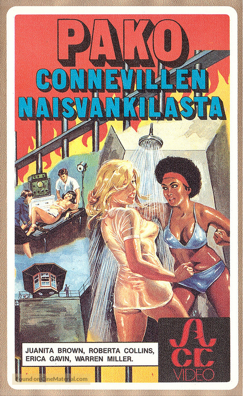 Caged Heat - Finnish VHS movie cover