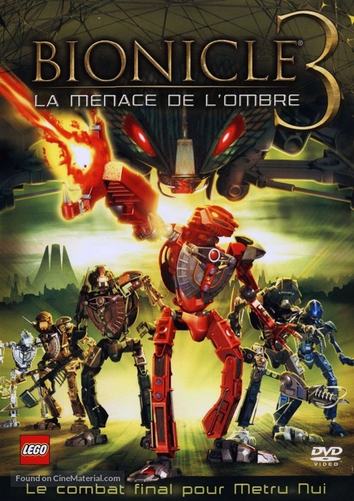 Bionicle 3: Web of Shadows - French Movie Cover
