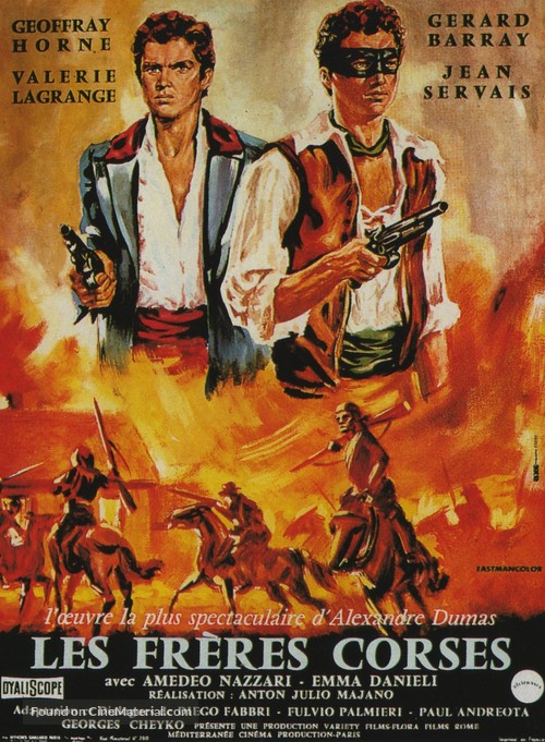 Fratelli Corsi, I - French Movie Poster