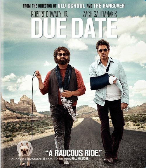 Due Date - Blu-Ray movie cover