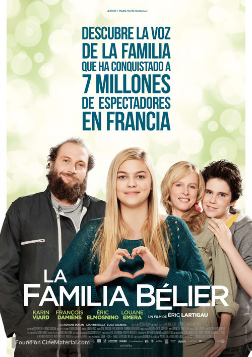 La famille B&eacute;lier - Spanish Movie Poster