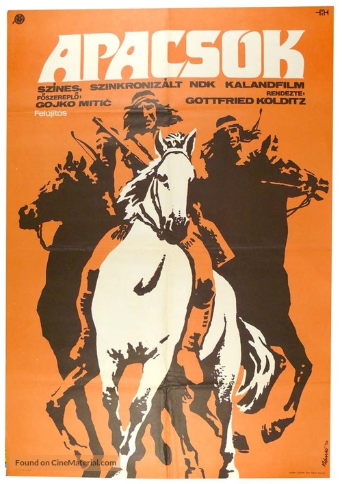 Apachen - Hungarian Movie Poster