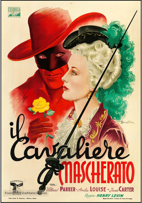 The Fighting Guardsman - Italian Movie Poster