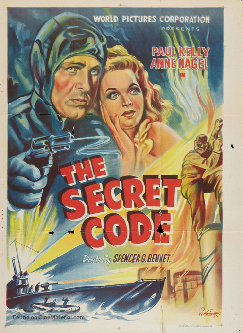 The Secret Code - Re-release movie poster