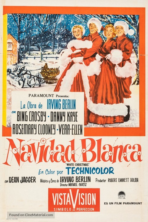 White Christmas - Argentinian Movie Poster