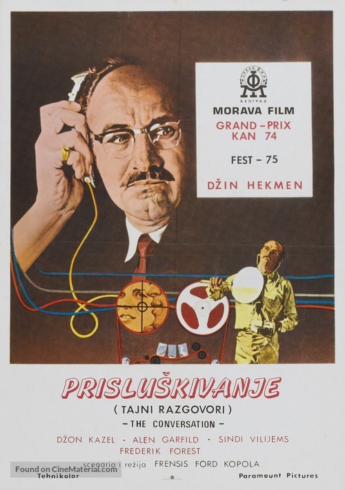 The Conversation - Czech Movie Poster