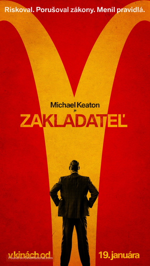 The Founder - Slovak Movie Poster