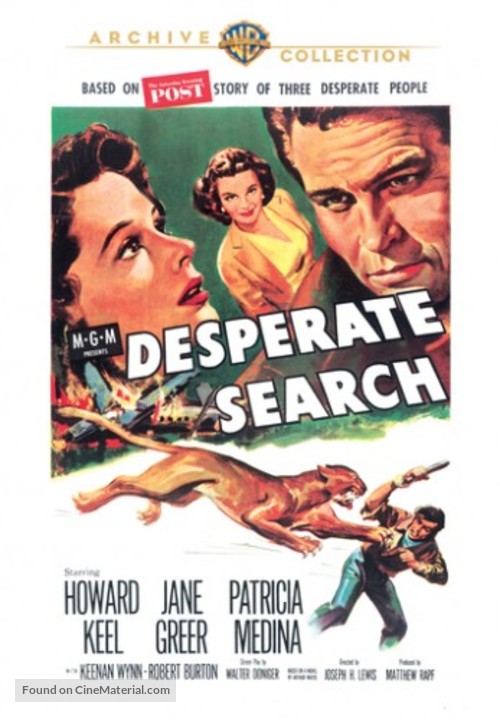 Desperate Search - DVD movie cover