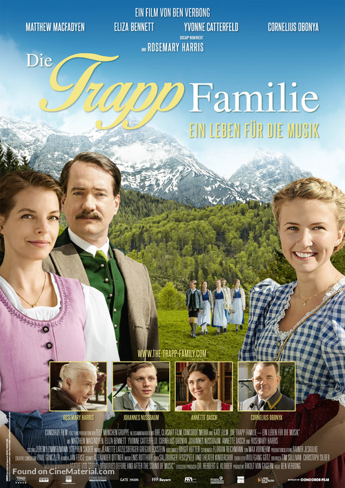 The von Trapp Family: A Life of Music - German Movie Poster