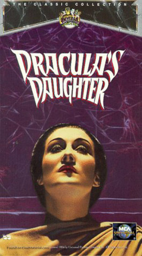 Dracula&#039;s Daughter - VHS movie cover