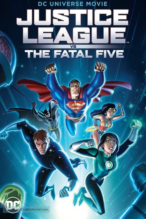 Justice League vs. the Fatal Five - DVD movie cover