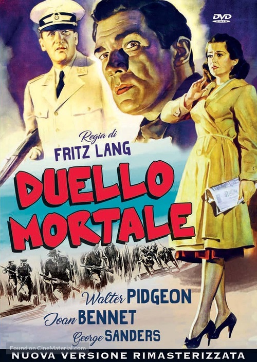Man Hunt - Italian DVD movie cover