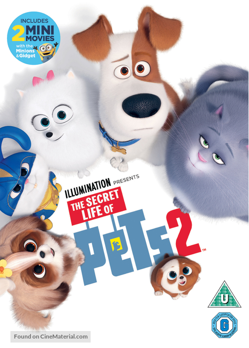 The Secret Life of Pets 2 - British DVD movie cover