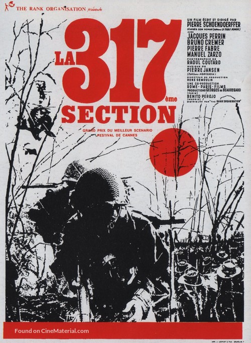 La 317eme section - Belgian Movie Poster