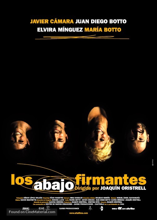 Los Abajo firmantes - Spanish poster