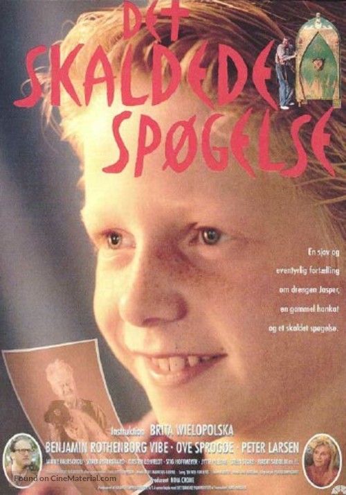 Det skaldede sp&oslash;gelse - Danish Movie Poster