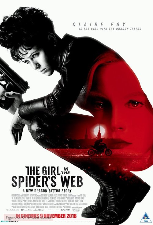 The Girl in the Spider&#039;s Web - South African Movie Poster