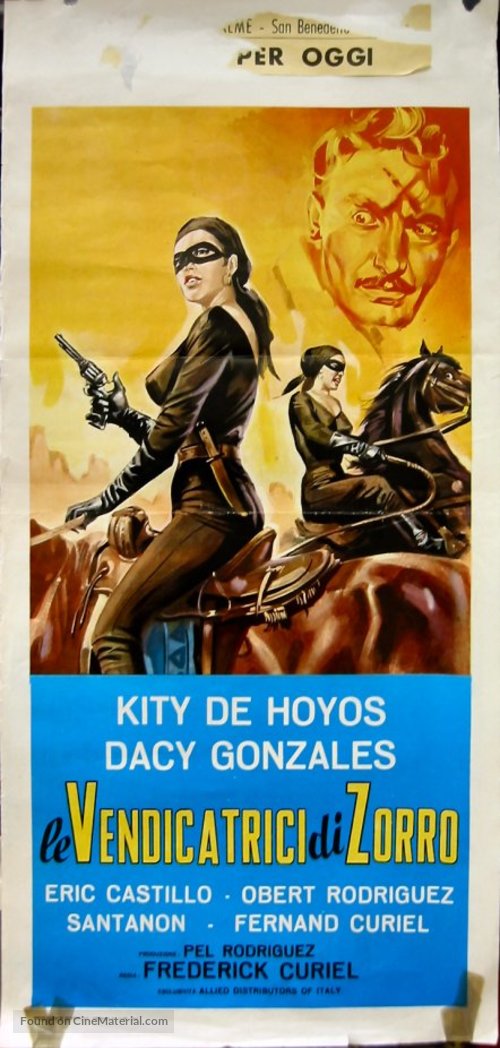 Las hijas del Zorro - Italian Movie Poster