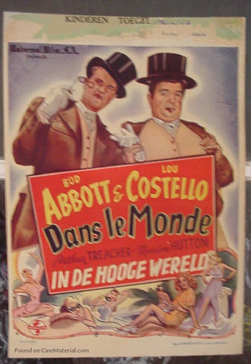 In Society - Belgian Movie Poster