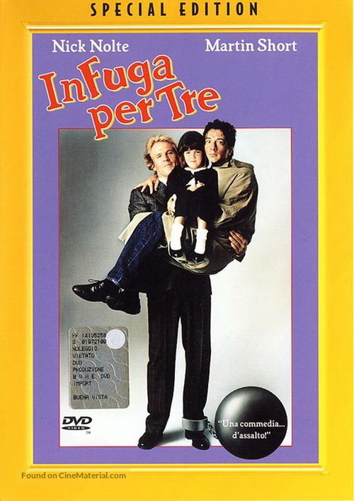 Three Fugitives - Italian DVD movie cover