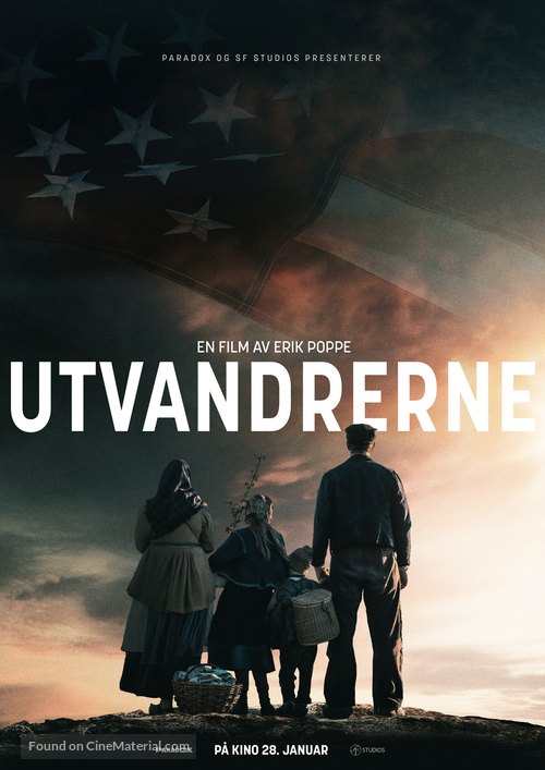 Utvandrarna - Norwegian Movie Poster