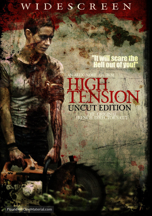 Haute tension - DVD movie cover