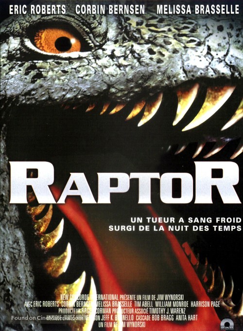 Raptor - French DVD movie cover