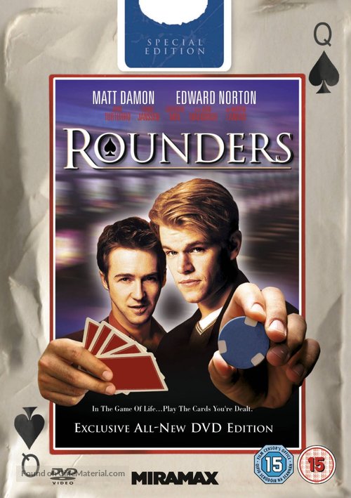 Rounders - British DVD movie cover