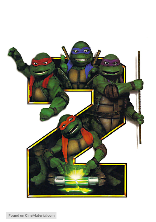 Teenage Mutant Ninja Turtles II: The Secret of the Ooze - Key art