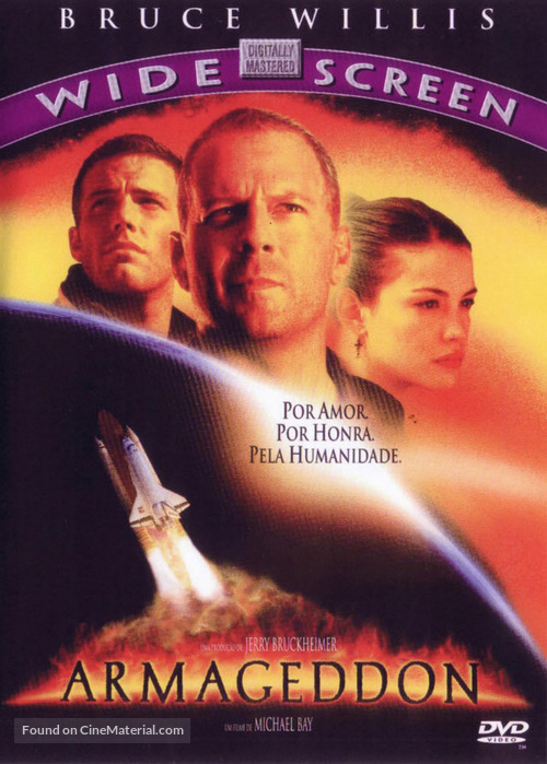 Armageddon - Brazilian DVD movie cover