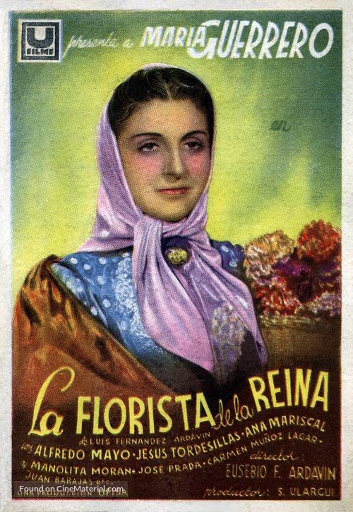 La florista de la reina - Spanish Movie Poster