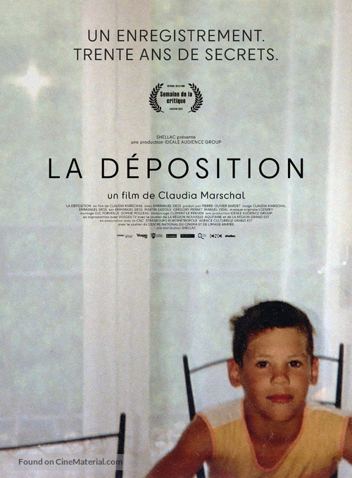 La d&eacute;position - French Movie Poster