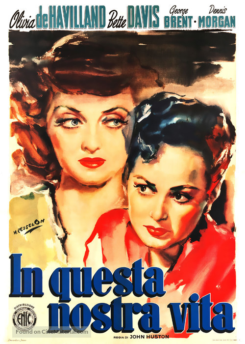 In This Our Life - Italian Movie Poster