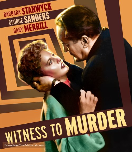 Witness to Murder - Blu-Ray movie cover