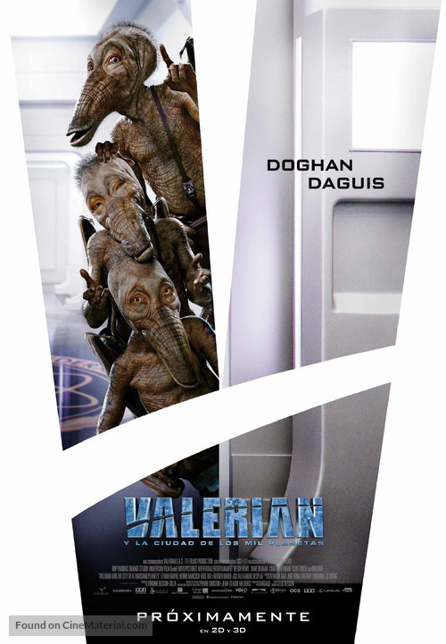 Valerian and the City of a Thousand Planets - Spanish Movie Poster