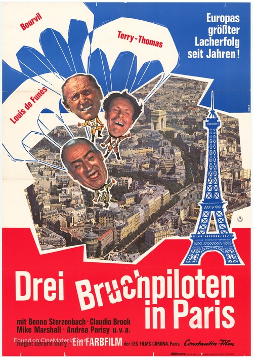 La grande vadrouille - German Movie Poster