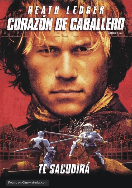 A Knight&#039;s Tale - Argentinian DVD movie cover