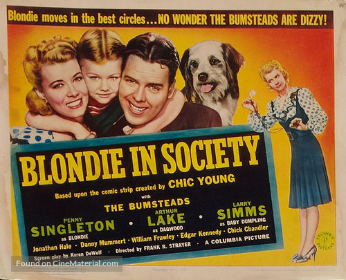 Blondie in Society - Movie Poster