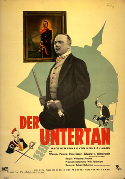 Der Untertan - German Movie Poster