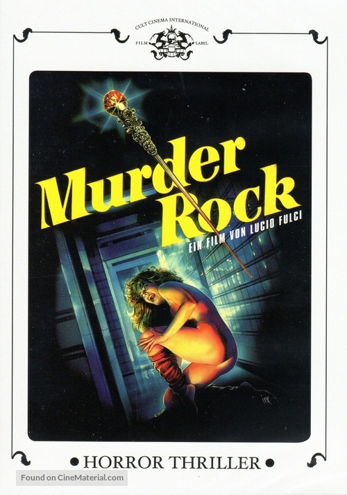 Murderock - uccide a passo di danza - German DVD movie cover