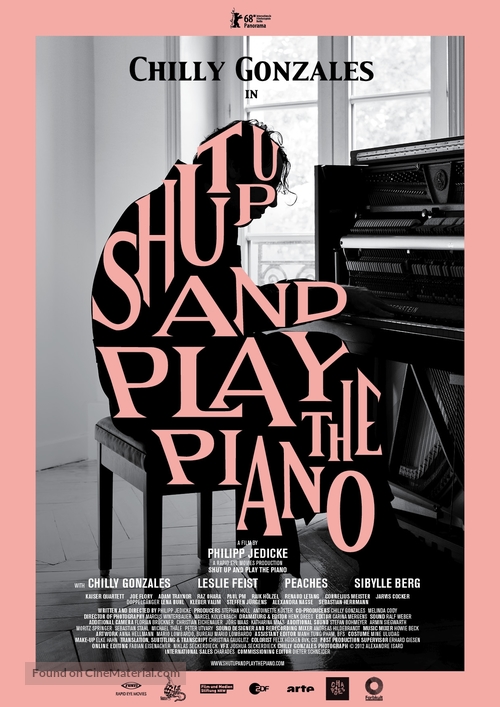 Shut Up and Play the Piano - German Movie Poster